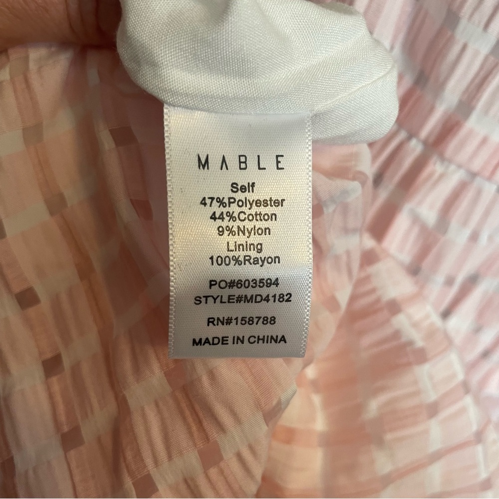 Mable Light Pink Smocked Puff Sleeve Maxi Dress - Picture 6 of 15